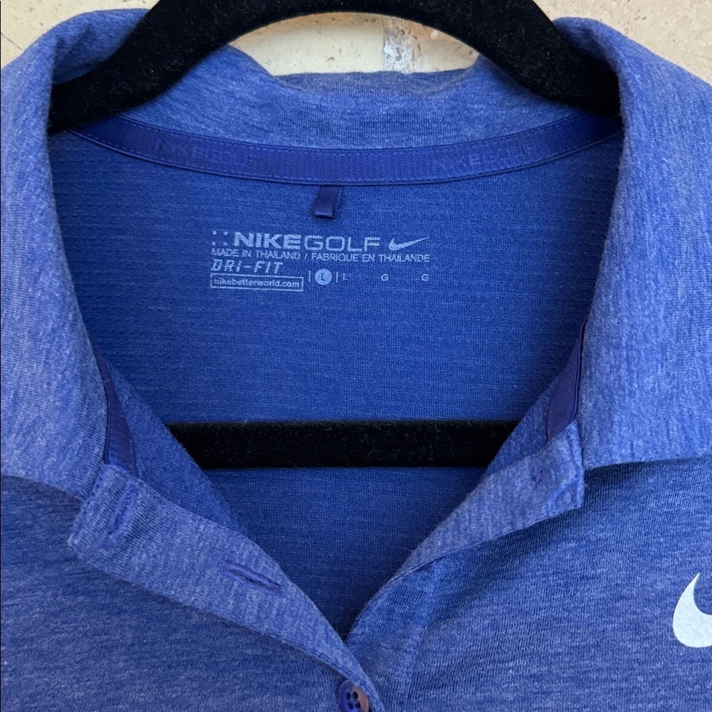 Nike Royal Blue Golf Shirt - Picture 2 of 4